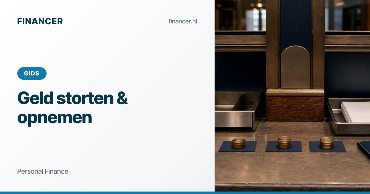 Geld storten & opnemen: wat kost het in 2026? (+3 tips)